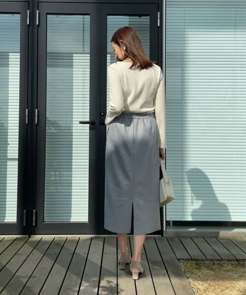 Couture Brooch / クチュールブローチ カットソー | 【新色あり/通勤/マシンウォッシャブル・アンチピリング機能付き】ハートネックテレコプルオーバー | 詳細14