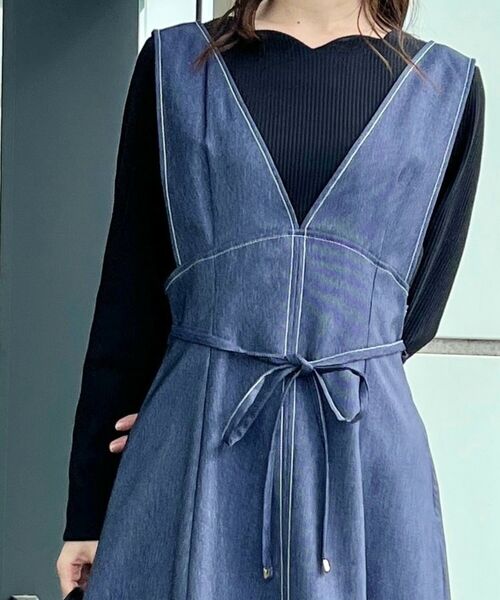 Couture Brooch / クチュールブローチ カットソー | 【新色あり/通勤/マシンウォッシャブル・アンチピリング機能付き】ハートネックテレコプルオーバー | 詳細30