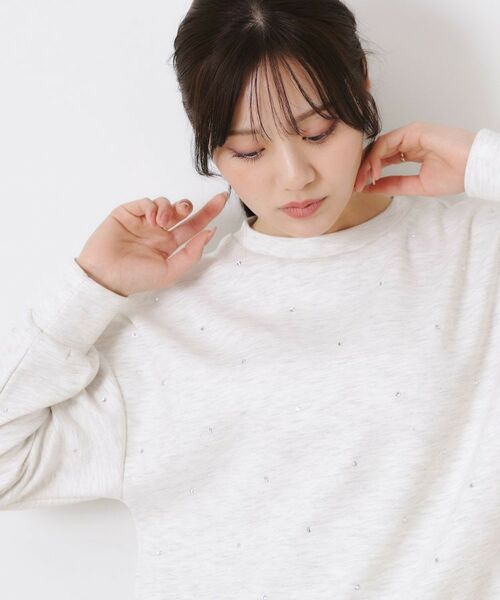 Couture Brooch / クチュールブローチ カットソー | ビジューダンボールプルオーバー | 詳細11