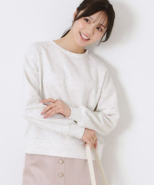 Couture Brooch / クチュールブローチ カットソー | ビジューダンボールプルオーバー | 詳細12