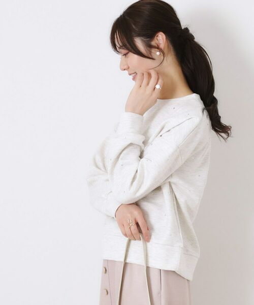 Couture Brooch / クチュールブローチ カットソー | ビジューダンボールプルオーバー | 詳細13