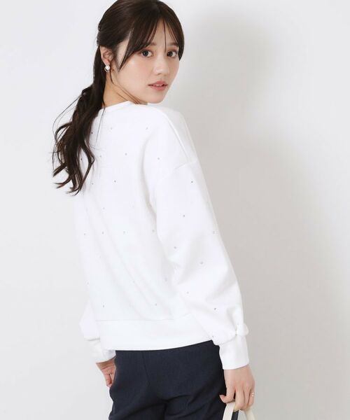 Couture Brooch / クチュールブローチ カットソー | ビジューダンボールプルオーバー | 詳細5