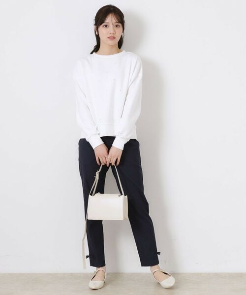 Couture Brooch / クチュールブローチ カットソー | ビジューダンボールプルオーバー | 詳細6