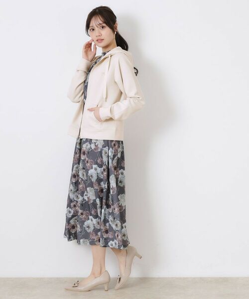 Couture Brooch / クチュールブローチ パーカー | 【大人可愛い・きれいめ】リボン刺繍ダンボールZIPフーディ | 詳細2