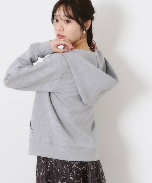 Couture Brooch / クチュールブローチ パーカー | 【大人可愛い・きれいめ】リボン刺繍ダンボールZIPフーディ | 詳細23