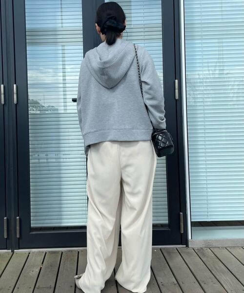 Couture Brooch / クチュールブローチ パーカー | 【大人可愛い・きれいめ】リボン刺繍ダンボールZIPフーディ | 詳細27