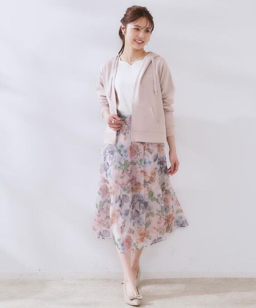 Couture Brooch / クチュールブローチ パーカー | 【大人可愛い・きれいめ】リボン刺繍ダンボールZIPフーディ | 詳細29