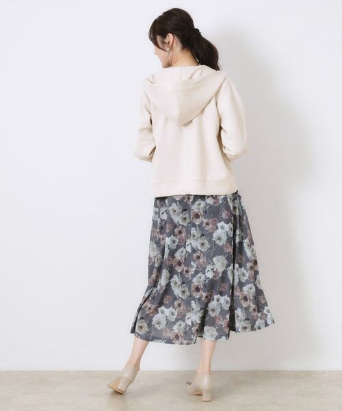 Couture Brooch / クチュールブローチ パーカー | 【大人可愛い・きれいめ】リボン刺繍ダンボールZIPフーディ | 詳細3