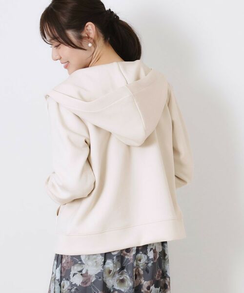 Couture Brooch / クチュールブローチ パーカー | 【大人可愛い・きれいめ】リボン刺繍ダンボールZIPフーディ | 詳細7