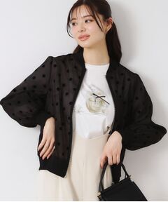 Couture Brooch / クチュールブローチ レザーブルゾン・ジャケット | フロッキードットブルゾン