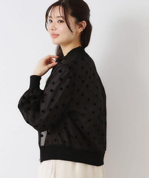 Couture Brooch / クチュールブローチ レザーブルゾン・ジャケット | フロッキードットブルゾン | 詳細11