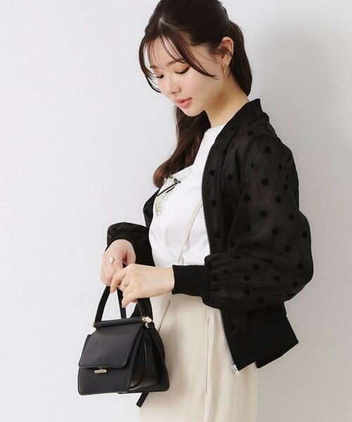 Couture Brooch / クチュールブローチ レザーブルゾン・ジャケット | フロッキードットブルゾン | 詳細12