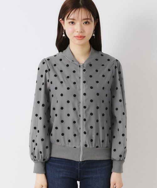 Couture Brooch / クチュールブローチ レザーブルゾン・ジャケット | フロッキードットブルゾン | 詳細18