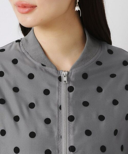 Couture Brooch / クチュールブローチ レザーブルゾン・ジャケット | フロッキードットブルゾン | 詳細21