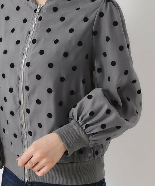 Couture Brooch / クチュールブローチ レザーブルゾン・ジャケット | フロッキードットブルゾン | 詳細22