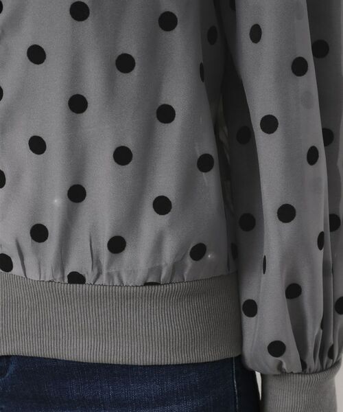 Couture Brooch / クチュールブローチ レザーブルゾン・ジャケット | フロッキードットブルゾン | 詳細23