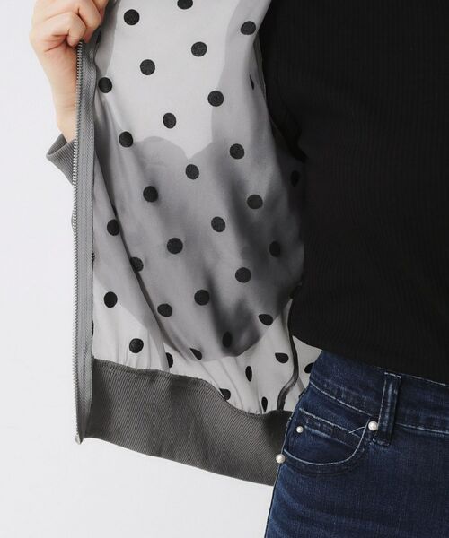 Couture Brooch / クチュールブローチ レザーブルゾン・ジャケット | フロッキードットブルゾン | 詳細24