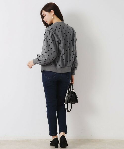 Couture Brooch / クチュールブローチ レザーブルゾン・ジャケット | フロッキードットブルゾン | 詳細8