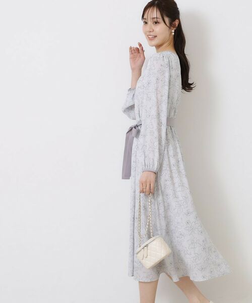 Couture Brooch / クチュールブローチ ミニ丈・ひざ丈ワンピース | 柄アソートプリントワンピース | 詳細1