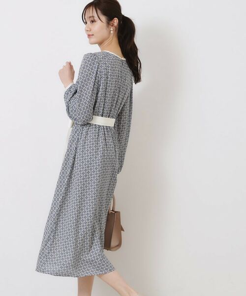 Couture Brooch / クチュールブローチ ミニ丈・ひざ丈ワンピース | 柄アソートプリントワンピース | 詳細13