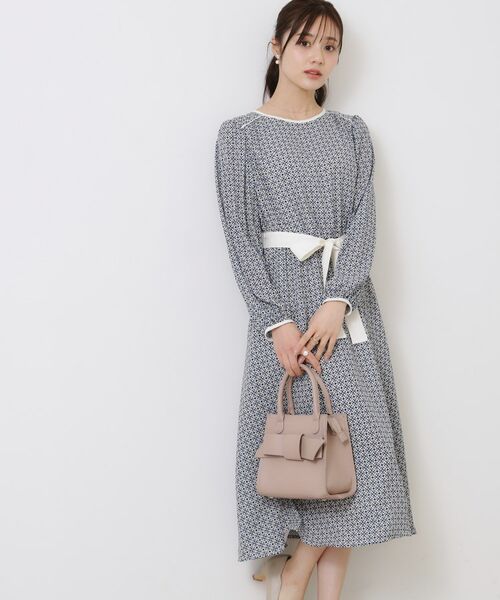 Couture Brooch / クチュールブローチ ミニ丈・ひざ丈ワンピース | 柄アソートプリントワンピース | 詳細16