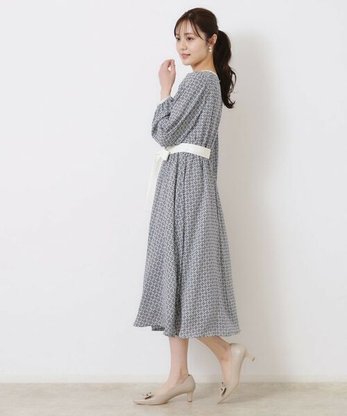 Couture Brooch / クチュールブローチ ミニ丈・ひざ丈ワンピース | 柄アソートプリントワンピース | 詳細20