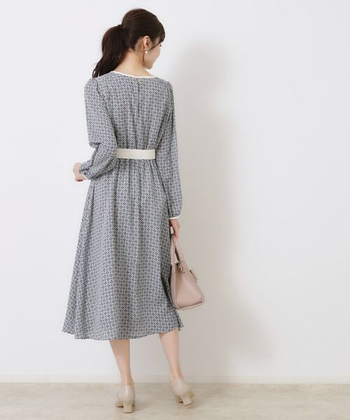 Couture Brooch / クチュールブローチ ミニ丈・ひざ丈ワンピース | 柄アソートプリントワンピース | 詳細21