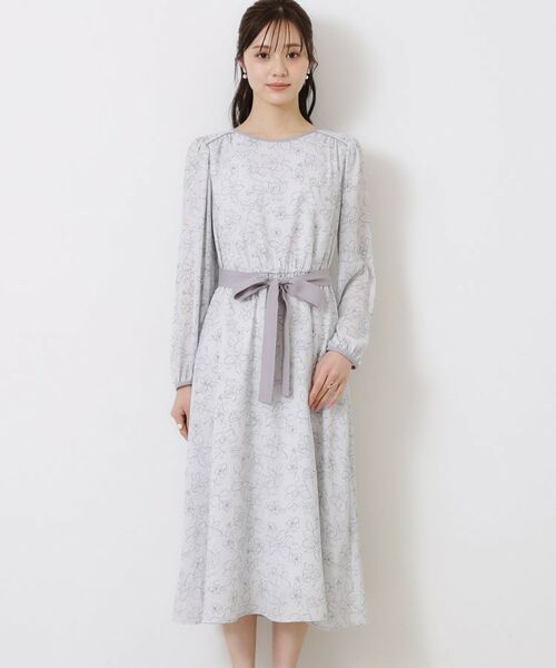 Couture Brooch / クチュールブローチ ミニ丈・ひざ丈ワンピース | 柄アソートプリントワンピース | 詳細23