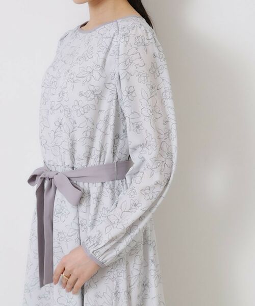 Couture Brooch / クチュールブローチ ミニ丈・ひざ丈ワンピース | 柄アソートプリントワンピース | 詳細28