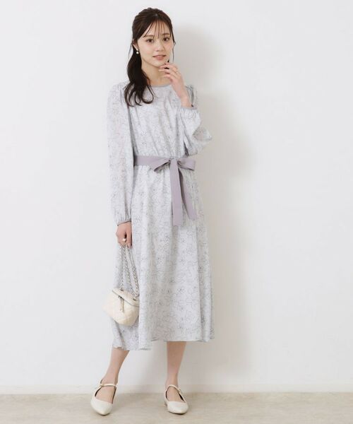 Couture Brooch / クチュールブローチ ミニ丈・ひざ丈ワンピース | 柄アソートプリントワンピース | 詳細6