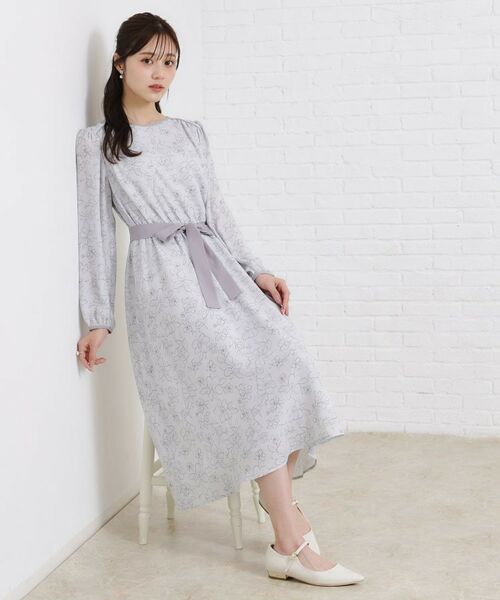 Couture Brooch / クチュールブローチ ミニ丈・ひざ丈ワンピース | 柄アソートプリントワンピース | 詳細9