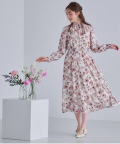 Couture Brooch / クチュールブローチ ロング・マキシ丈ワンピース | 【大人フェミニン・一枚で着映える】Springフラワーシャーリングワンピ