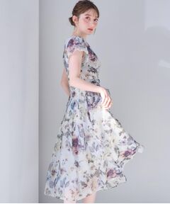 Couture Brooch / クチュールブローチ ロング・マキシ丈ワンピース | 【花柄・一枚で着映える・細見え】Summerオーガンフルールワンピース