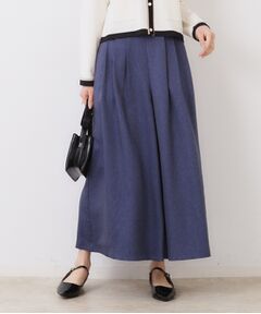 Couture Brooch / クチュールブローチ ショート・ハーフ・半端丈パンツ | 【きれいめ・大人カジュアル・通勤】デニムライクスカンツ