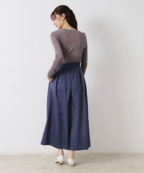 Couture Brooch / クチュールブローチ ショート・ハーフ・半端丈パンツ | 【きれいめ・大人カジュアル・通勤】デニムライクスカンツ | 詳細17