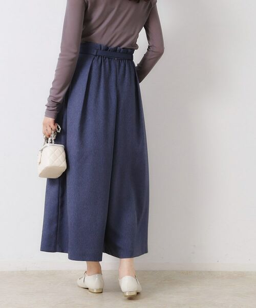 Couture Brooch / クチュールブローチ ショート・ハーフ・半端丈パンツ | 【きれいめ・大人カジュアル・通勤】デニムライクスカンツ | 詳細20