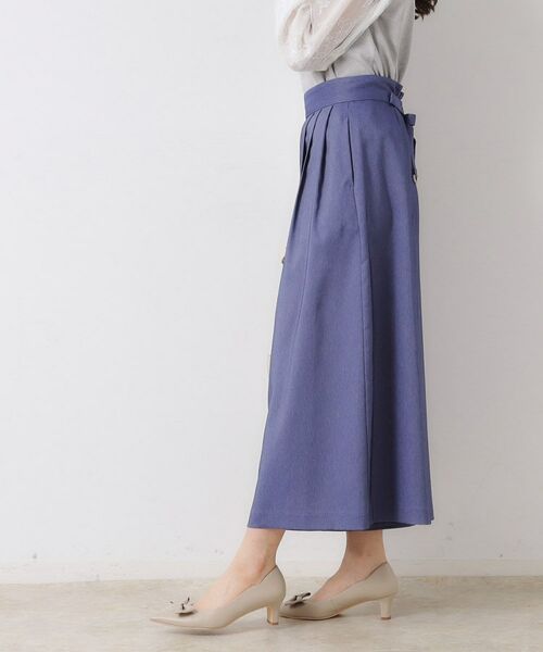 Couture Brooch / クチュールブローチ ショート・ハーフ・半端丈パンツ | 【きれいめ・大人カジュアル・通勤】デニムライクスカンツ | 詳細5