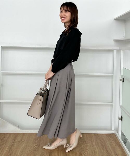 Couture Brooch / クチュールブローチ スカート | 【きれいめ・美脚効果・通勤】ネオシャンブルビットスカート | 詳細10