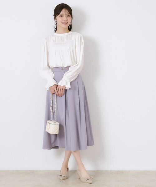 Couture Brooch / クチュールブローチ スカート | 【きれいめ・美脚効果・通勤】ネオシャンブルビットスカート | 詳細13