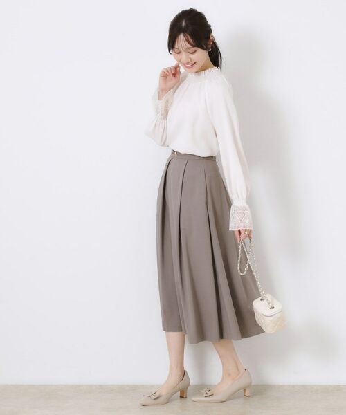 Couture Brooch / クチュールブローチ スカート | 【きれいめ・美脚効果・通勤】ネオシャンブルビットスカート | 詳細2