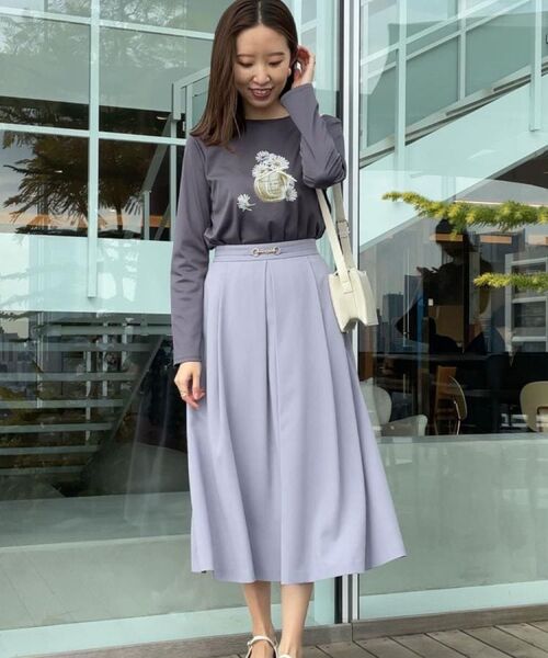 Couture Brooch / クチュールブローチ スカート | 【きれいめ・美脚効果・通勤】ネオシャンブルビットスカート | 詳細23