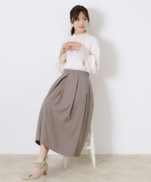 Couture Brooch / クチュールブローチ スカート | 【きれいめ・美脚効果・通勤】ネオシャンブルビットスカート | 詳細4