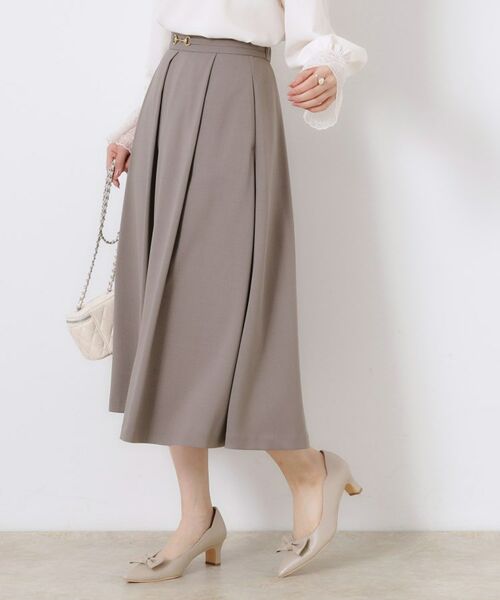 Couture Brooch / クチュールブローチ スカート | 【きれいめ・美脚効果・通勤】ネオシャンブルビットスカート | 詳細5