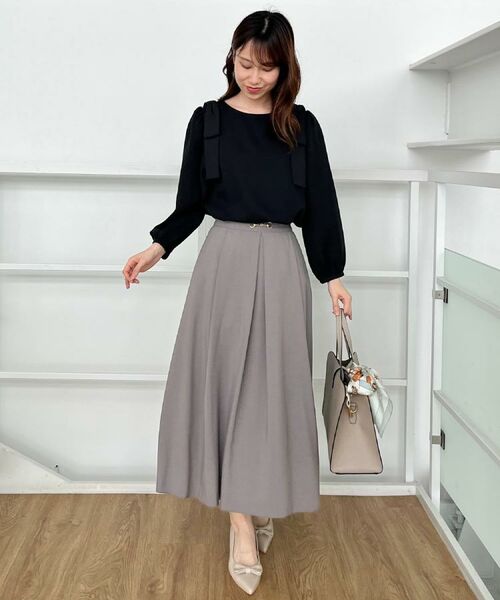 Couture Brooch / クチュールブローチ スカート | 【きれいめ・美脚効果・通勤】ネオシャンブルビットスカート | 詳細9