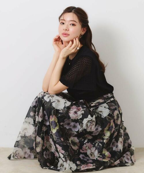 Couture Brooch / クチュールブローチ ロング・マキシ丈スカート | 【一枚で着映える・華やか・上品】Summerオーガンフルールスカート | 詳細18