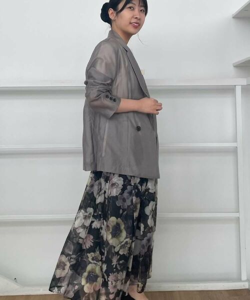 Couture Brooch / クチュールブローチ ロング・マキシ丈スカート | 【一枚で着映える・華やか・上品】Summerオーガンフルールスカート | 詳細20