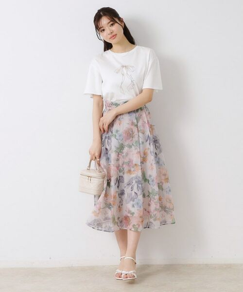 Couture Brooch / クチュールブローチ ロング・マキシ丈スカート | 【一枚で着映える・華やか・上品】Summerオーガンフルールスカート | 詳細22
