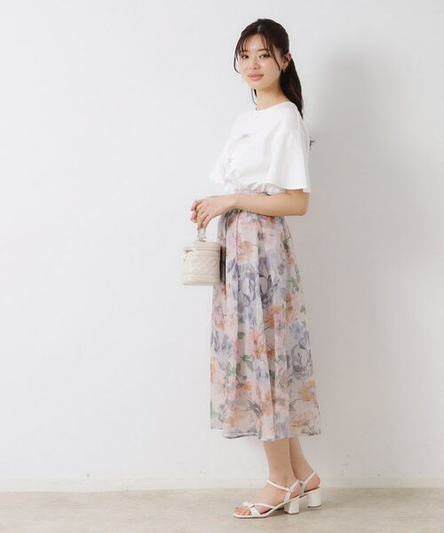 Couture Brooch / クチュールブローチ ロング・マキシ丈スカート | 【一枚で着映える・華やか・上品】Summerオーガンフルールスカート | 詳細23
