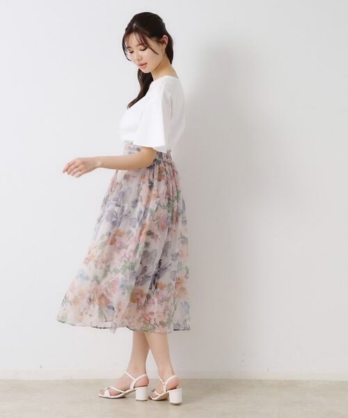 Couture Brooch / クチュールブローチ ロング・マキシ丈スカート | 【一枚で着映える・華やか・上品】Summerオーガンフルールスカート | 詳細24