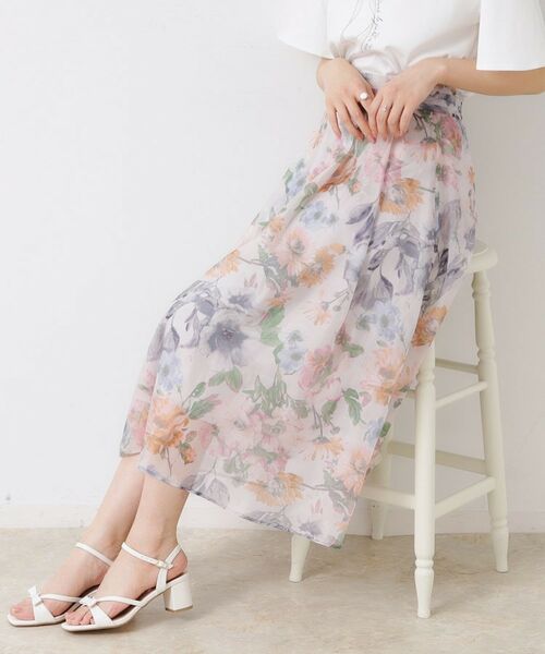 Couture Brooch / クチュールブローチ ロング・マキシ丈スカート | 【一枚で着映える・華やか・上品】Summerオーガンフルールスカート | 詳細27